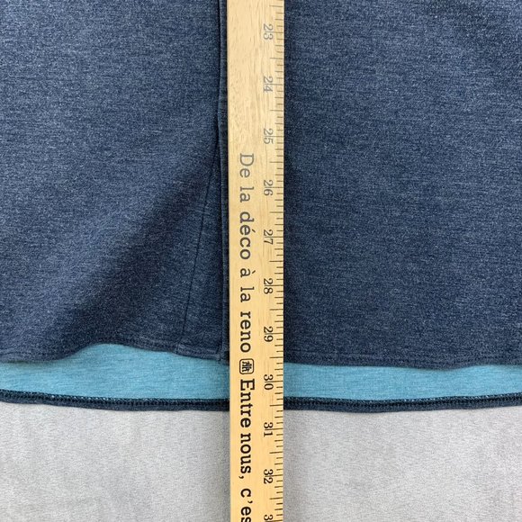 Lululemon Mens Shirt XL Blue Flannel Soft Knit Overshirt Button Up Long Sleeve - Picture 5 of 7